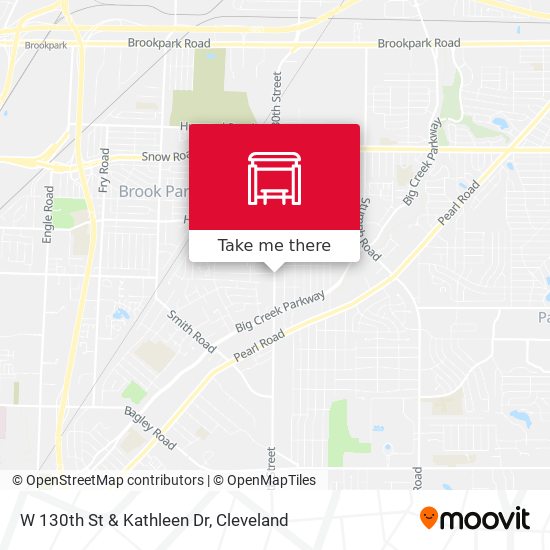 W 130th St & Kathleen Dr map