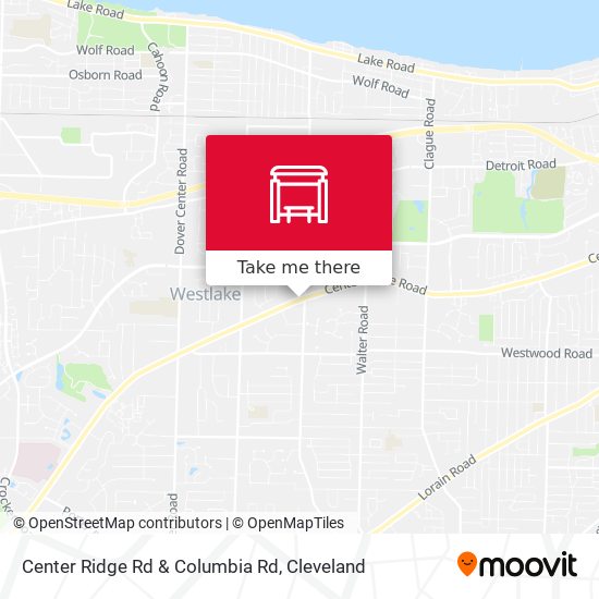 Mapa de Center Ridge Rd & Columbia Rd