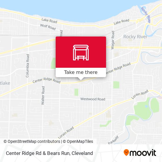 Mapa de Center Ridge Rd & Bears Run