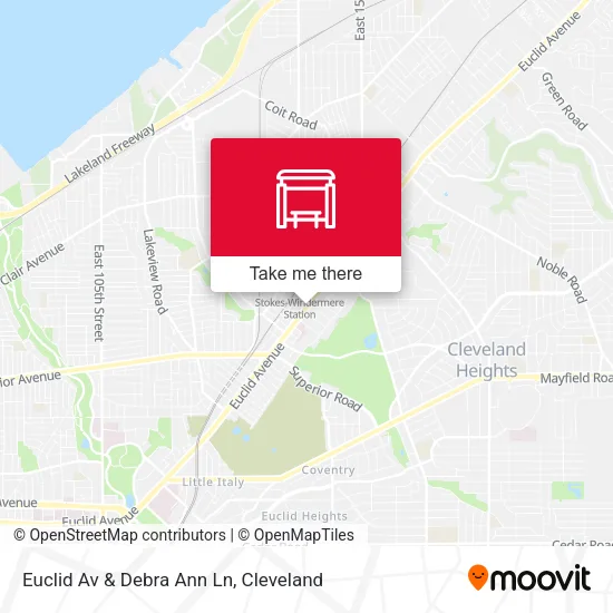 Mapa de Euclid Av & Debra Ann Ln
