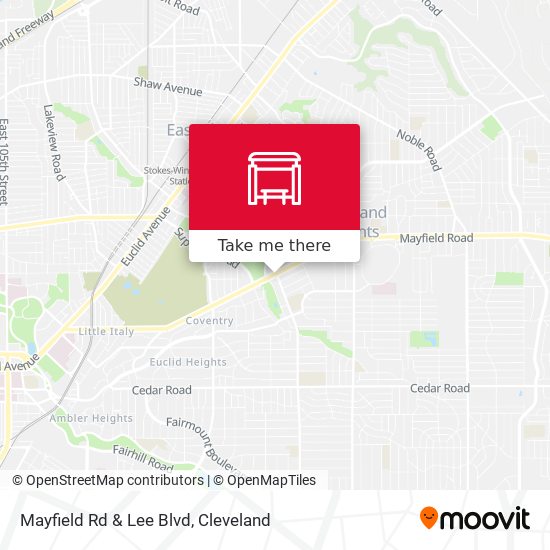 Mapa de Mayfield Rd & Lee Blvd