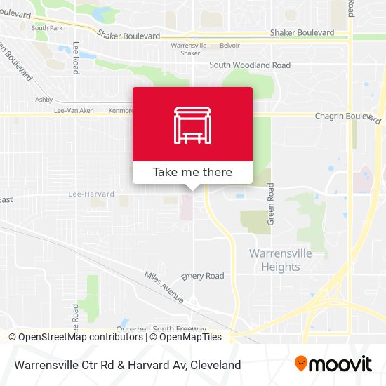 Warrensville Ctr Rd & Harvard Av map