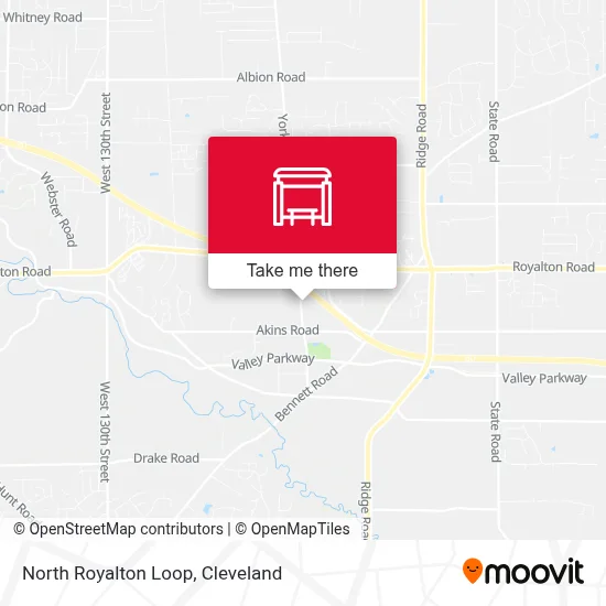 North Royalton Loop map