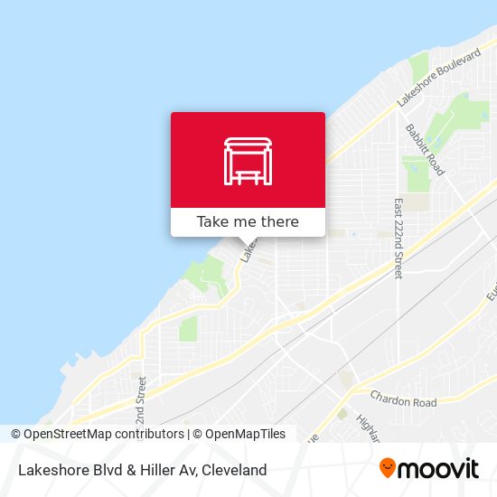 Lakeshore Blvd & Hiller Av map
