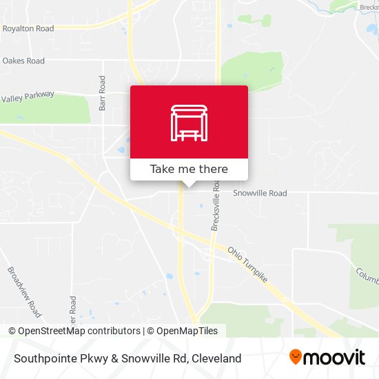 Southpointe Pkwy & Snowville Rd map