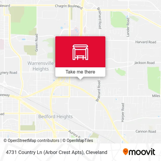 Mapa de 4731 Country Ln (Arbor Crest Apts)