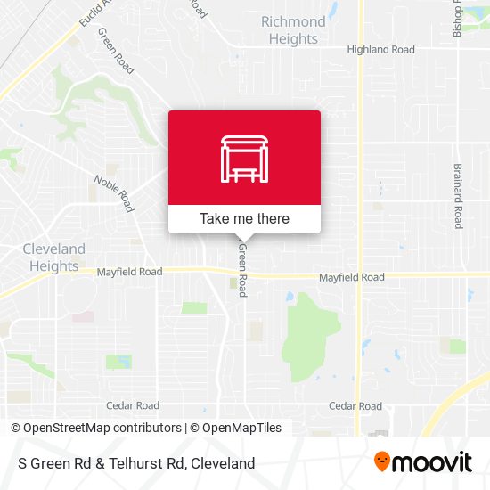 S Green Rd & Telhurst Rd map