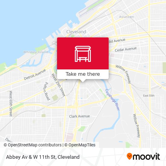 Mapa de Abbey Av & W 11th St