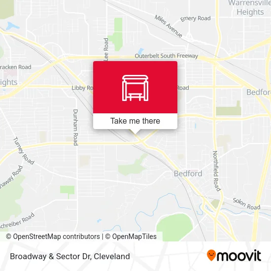 Mapa de Broadway & Sector Dr