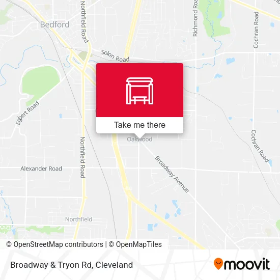 Broadway & Tryon Rd map