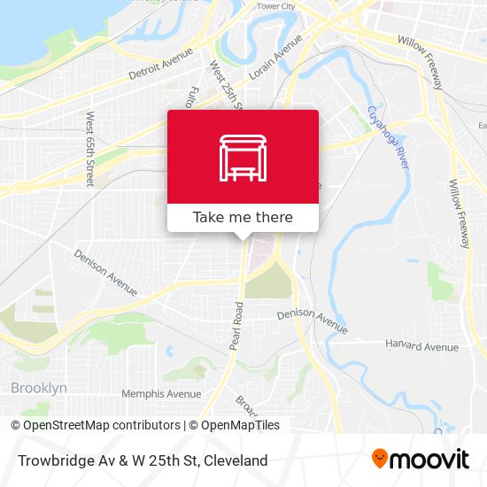 Mapa de Trowbridge Av & W 25th St