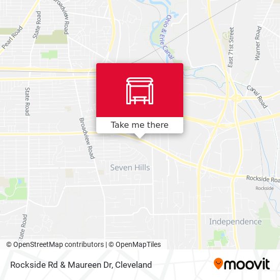 Rockside Rd & Maureen Dr map