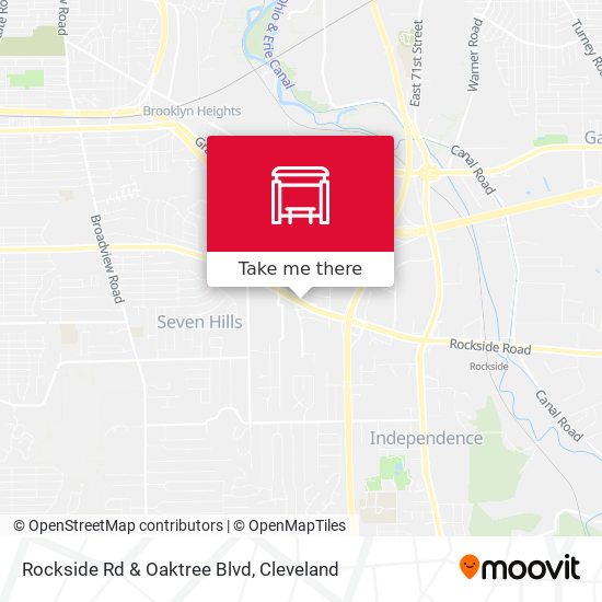 Mapa de Rockside Rd & Oaktree Blvd