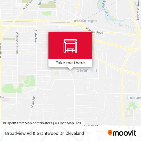 Broadview Rd & Grantwood Dr map
