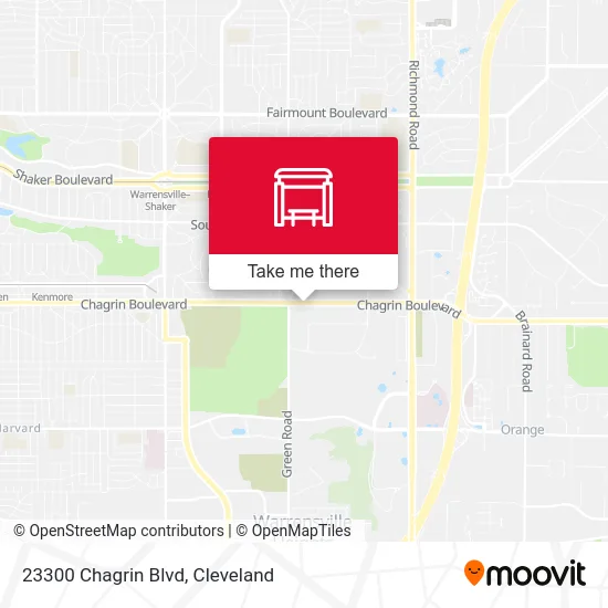 23300 Chagrin Blvd map