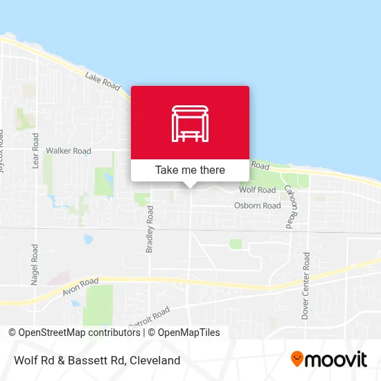 Wolf Rd & Bassett Rd map