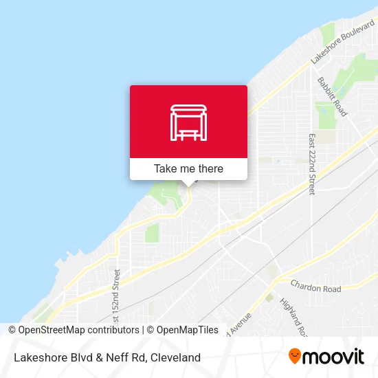 Mapa de Lakeshore Blvd & Neff Rd