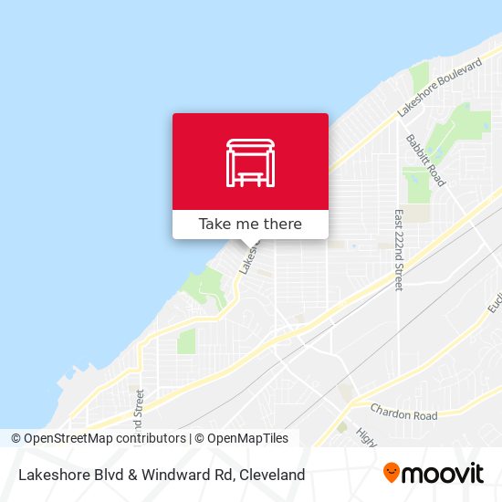 Lakeshore Blvd & Windward Rd map