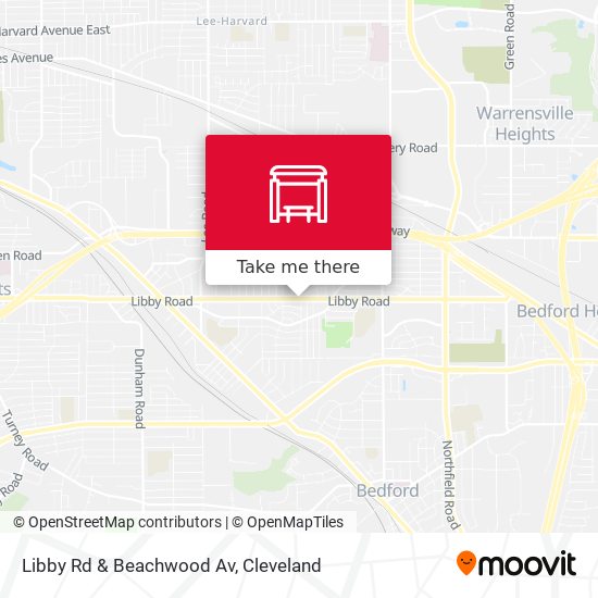 Libby Rd & Beachwood Av map