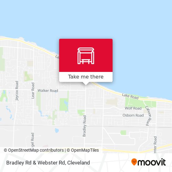 Mapa de Bradley Rd & Webster Rd