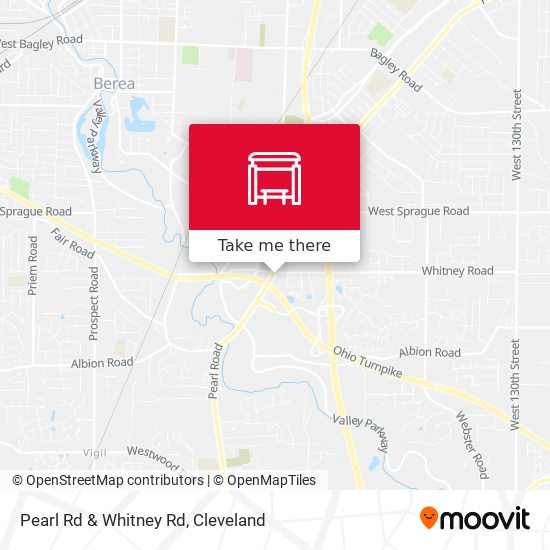 Pearl Rd & Whitney Rd map