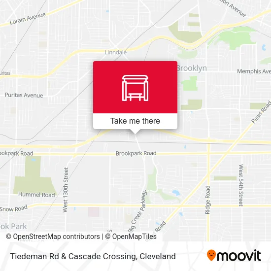 Tiedeman Rd & Cascade Crossing map