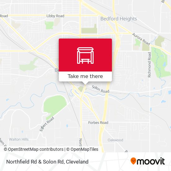 Northfield Rd & Solon Rd map