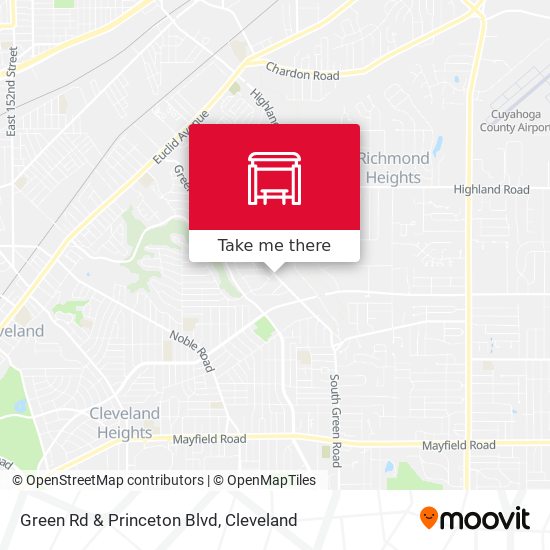 Green Rd & Princeton Blvd map