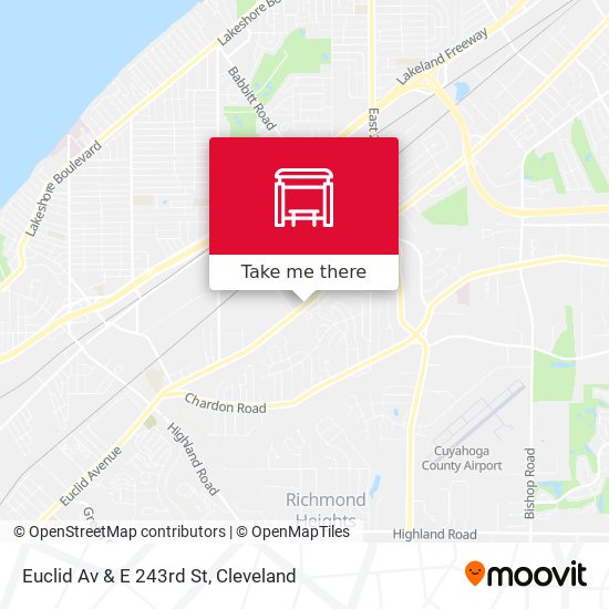 Euclid Av & E 243rd St map