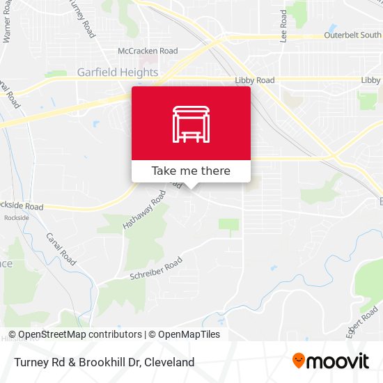 Turney Rd & Brookhill Dr map
