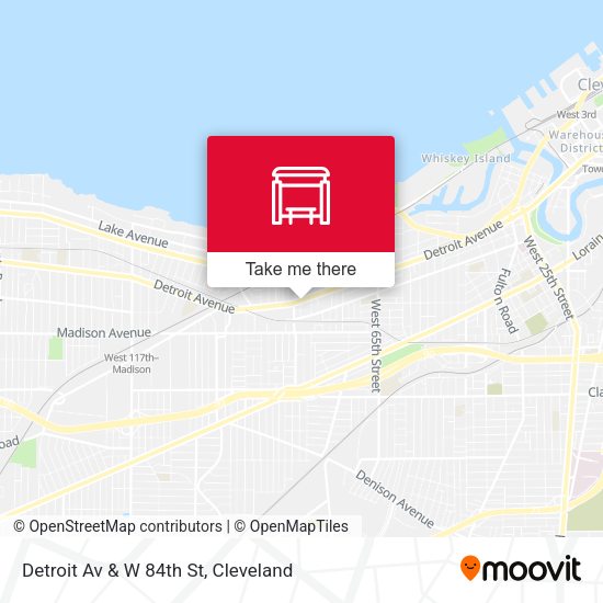 Mapa de Detroit Av & W 84th St