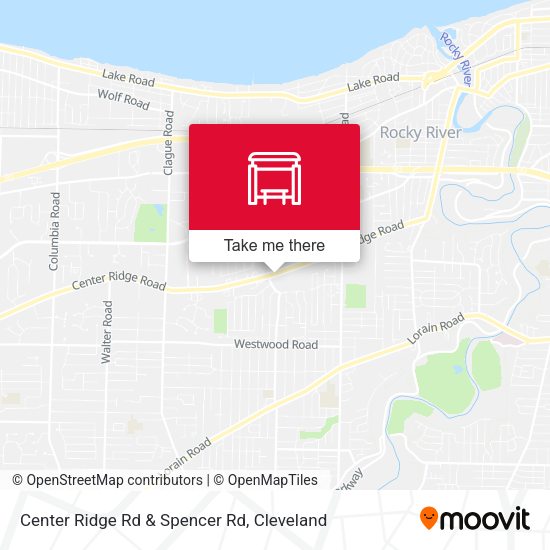 Center Ridge Rd & Spencer Rd map