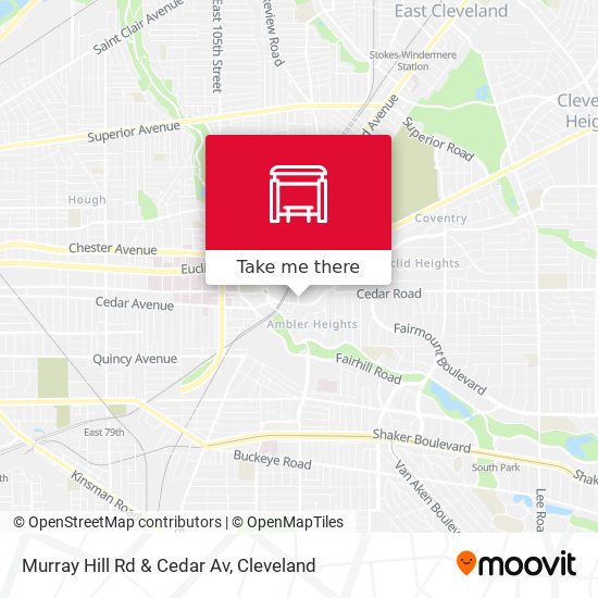 Murray Hill Rd & Cedar Av map