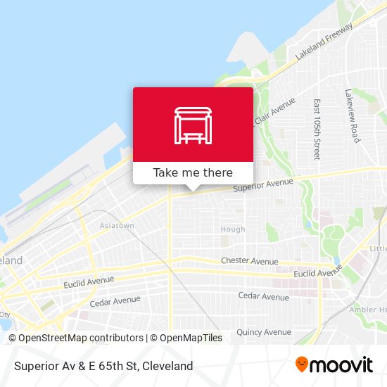 Mapa de Superior Av & E 65th St