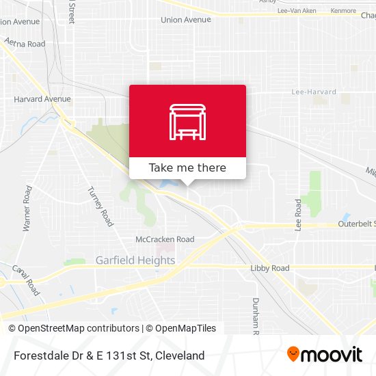 Forestdale Dr & E 131st St map