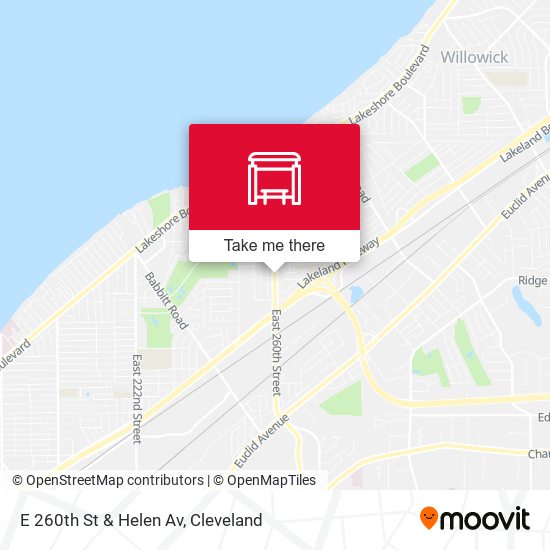 E 260th St & Helen Av map