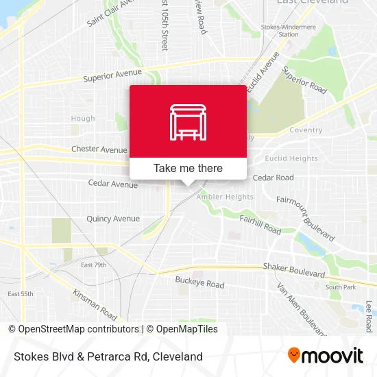 Mapa de Stokes Blvd & Petrarca Rd