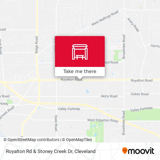 Royalton Rd & Stoney Creek Dr map
