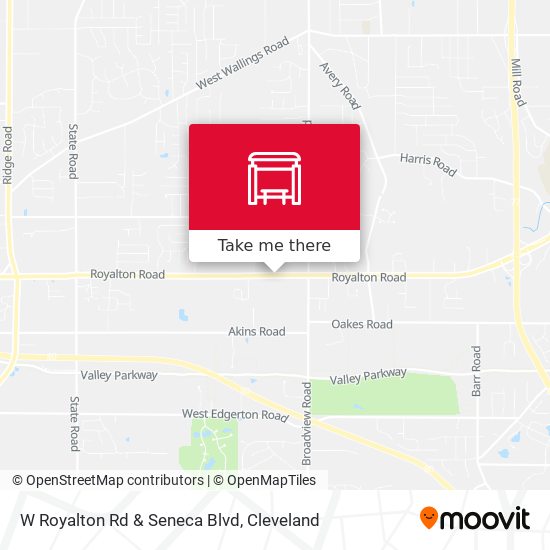 W Royalton Rd & Seneca Blvd map