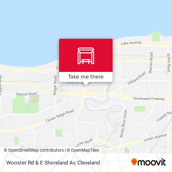 Wooster Rd & E Shoreland Av map