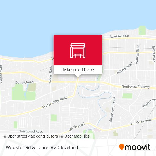 Wooster Rd & Laurel Av map