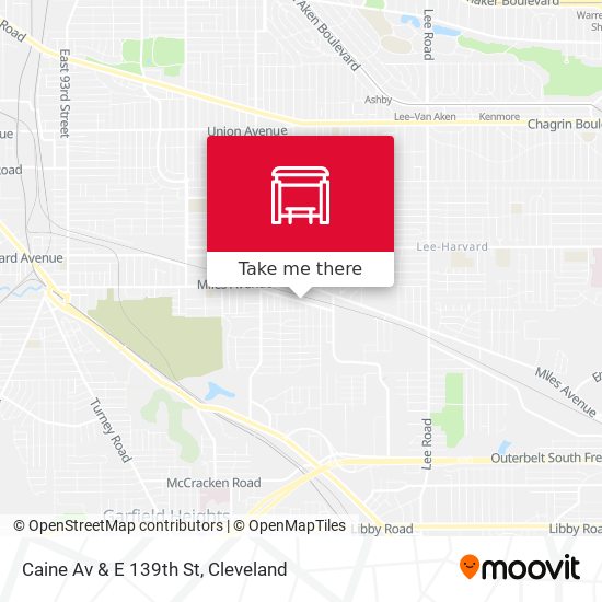 Caine Av & E 139th St map