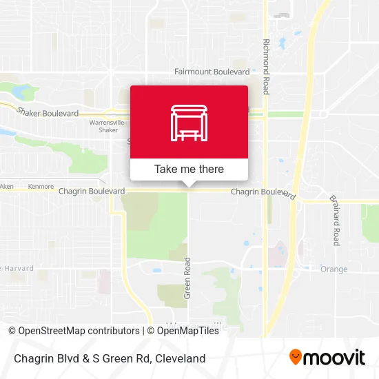 Mapa de Chagrin Blvd & S Green Rd