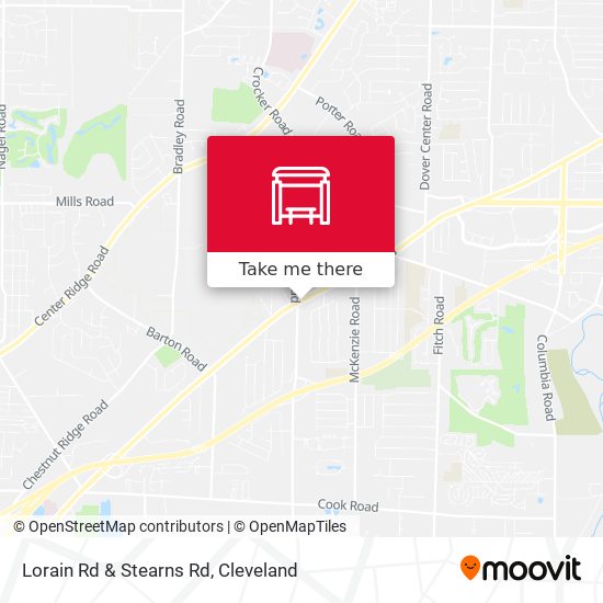 Lorain Rd & Stearns Rd map