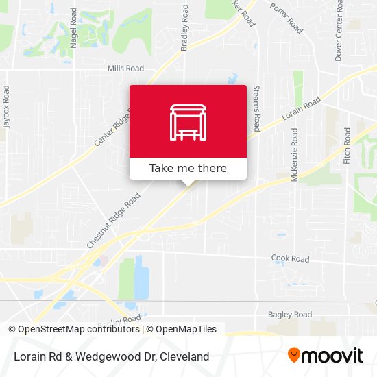 Lorain Rd & Wedgewood Dr map