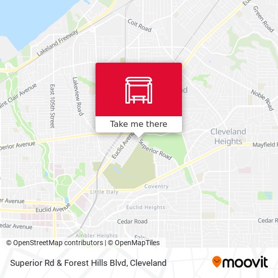 Mapa de Superior Rd & Forest Hills Blvd