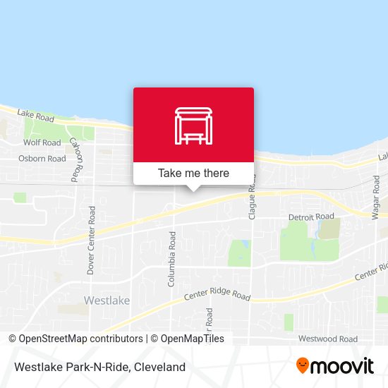 Mapa de Westlake Park-N-Ride