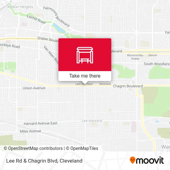 Lee Rd & Chagrin Blvd map