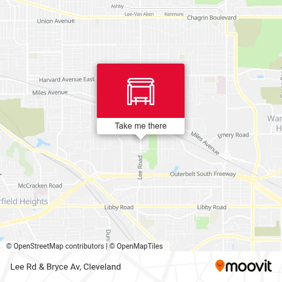 Lee Rd & Bryce Av map