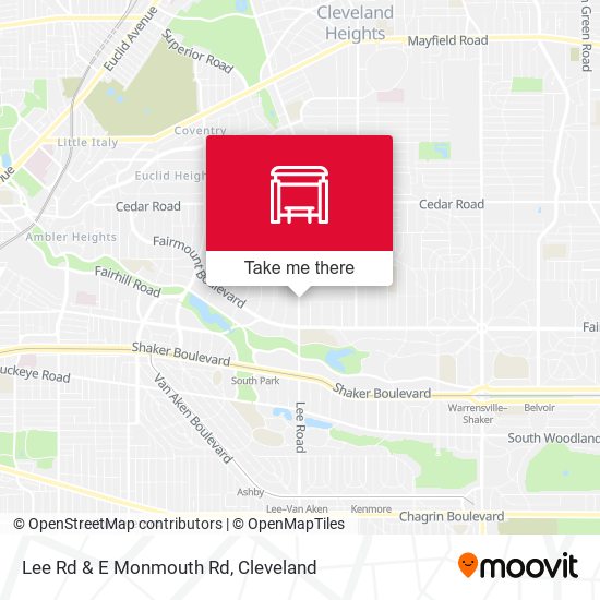 Mapa de Lee Rd & E Monmouth Rd